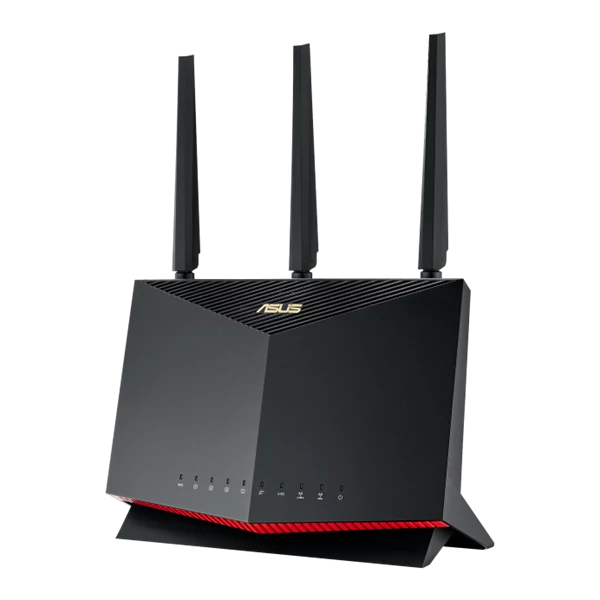 ASUS Wireless Router Dual Band AX5700 1xWAN(1000Mbps) + 1xWAN / LAN(2.5Gbs) + 4xLAN(1000Mbps) + 2xUSB, RT-AX86U PRO