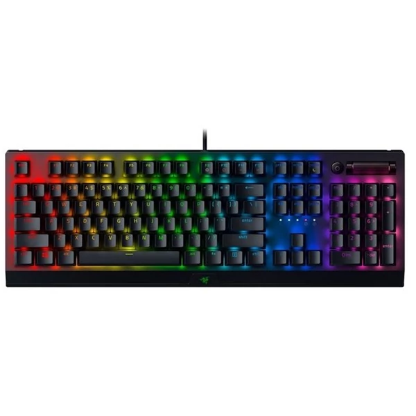 Razer BlackWidow v3 mechanikus (green switch) gamer billentyűzet, fekete (angol)