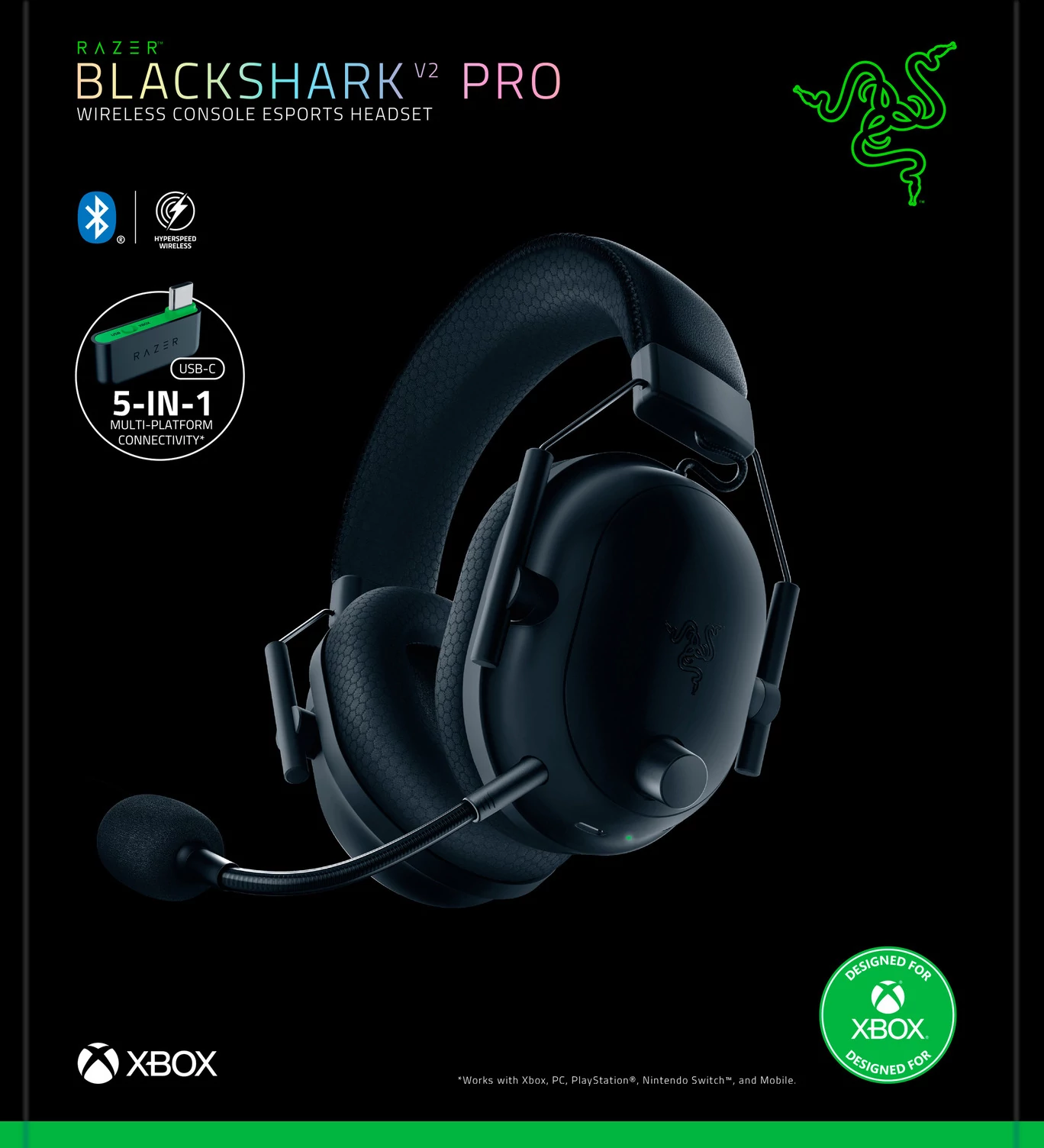 Razer BlackShark V2 X (Xbox Licensed) - Black