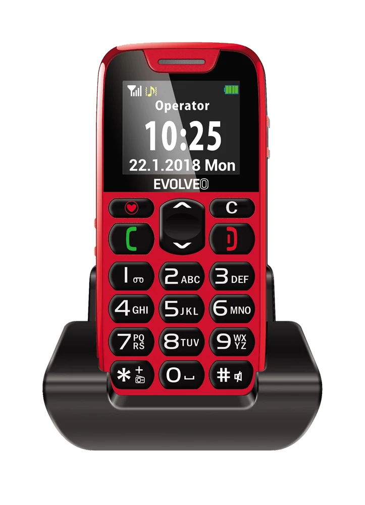 Evolveo easyphone ep500 red