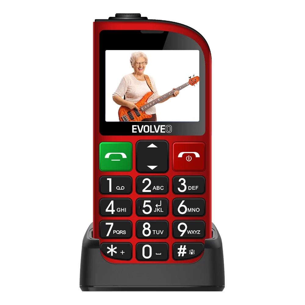 Evolveo easyphone fl (ep801) red