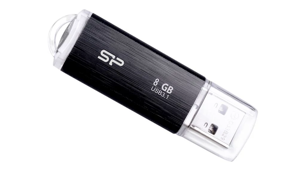 Silicon Power Blaze - B02 8GB USB 3.1 Pendrive Fekete USB 3.1 (SP008GBUF3B02V1K)