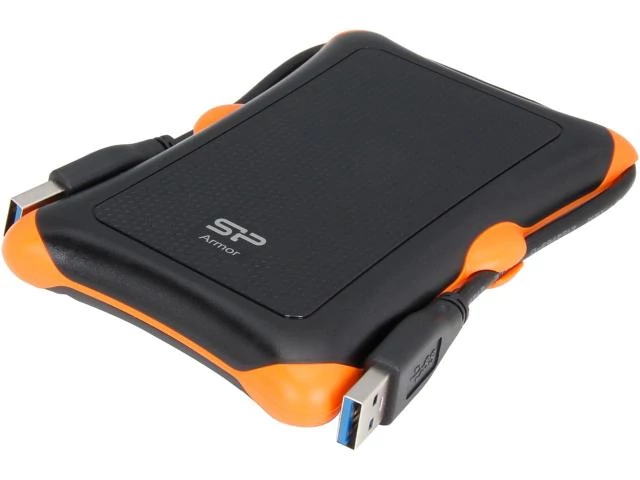 Silicon Power Külső HDD - A30, USB 3.0, 1TB, Ütésálló, Black