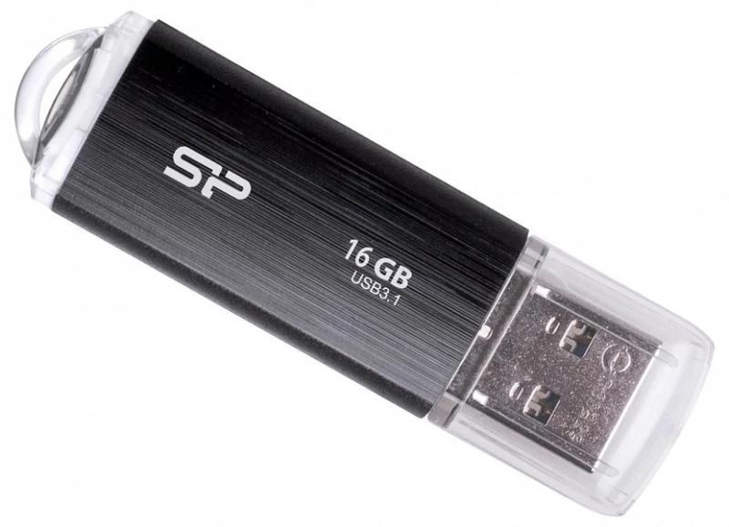 Silicon Power Blaze - B02 16GB USB 3.1 Pendrive Fekete USB 3.1 (SP016GBUF3B02V1K