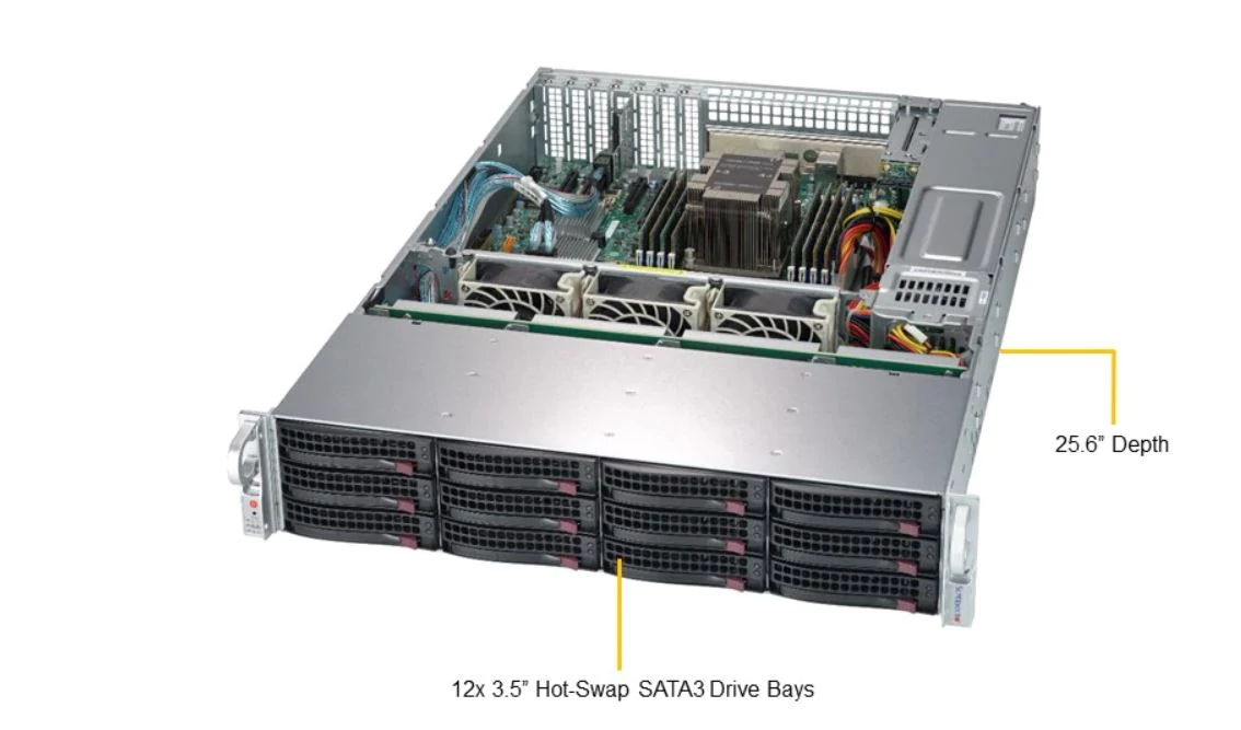 Supermicro SuperStorage 5029P-E1CTR12L 2U 12x3.5