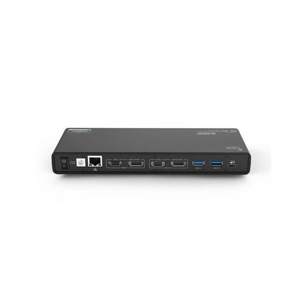 URBAN FACTORY HUBEE PRO: USB-C & USB-A 5K / Dual 4KUNIVERSAL DOCKING STATIONWITH 100W POWER DELIVERY