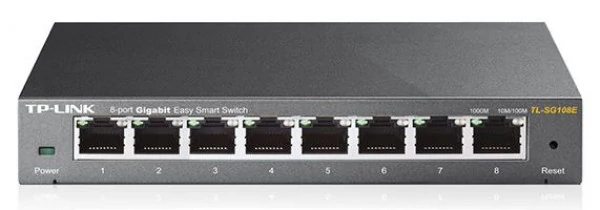 TP-LINK TL-SG108E 8-Port Gigabit Easy Smart Switch