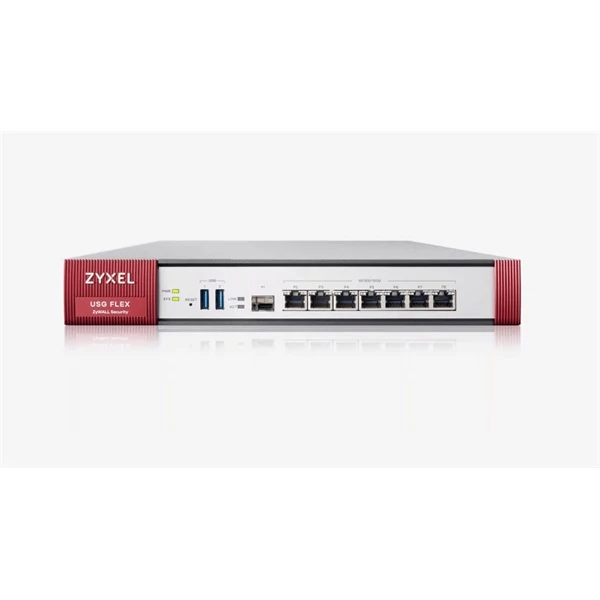 ZYXEL Tűzfal 2xWAN (1000Mbps) 4xLAN / DMZ (1000Mbps) + 1xSFP + 2xUSB + 1év UTM Bundle, USGFLEX200-EU0102F