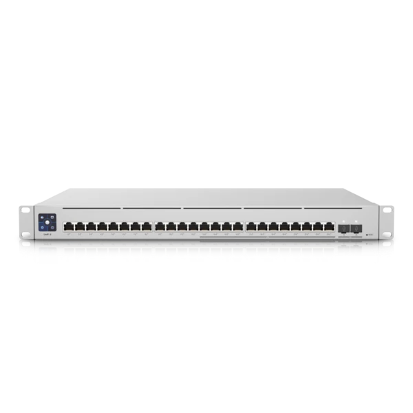 UBiQUiTi Switch 12x1000Mbps(POE + ) + 12x2500Mbps(POE + ) + 2x10000Mbps SFP + , Menedzselhető, Rackes - USW-ENTERPRISE-24-POE Ubiquiti