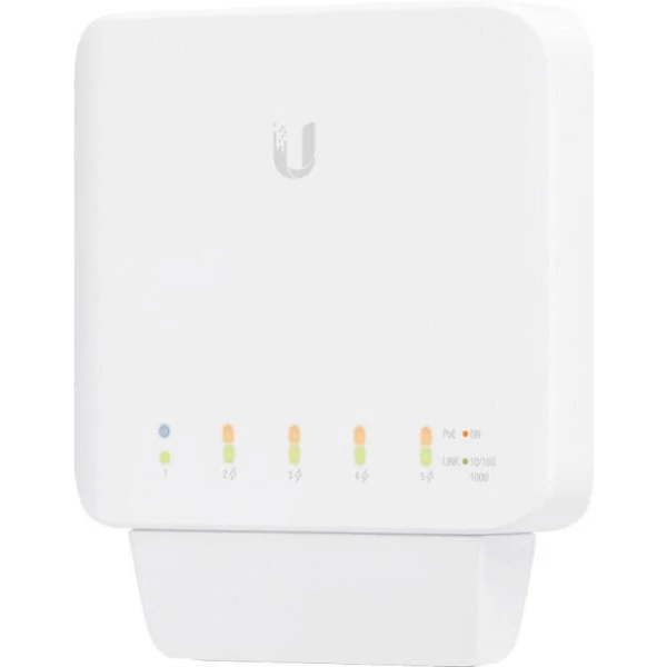 UBiQUiTi Switch 5x1000Mbps (POE + ), Menedzselhető, kültéri-beltéri, vízálló - USW-FLEX