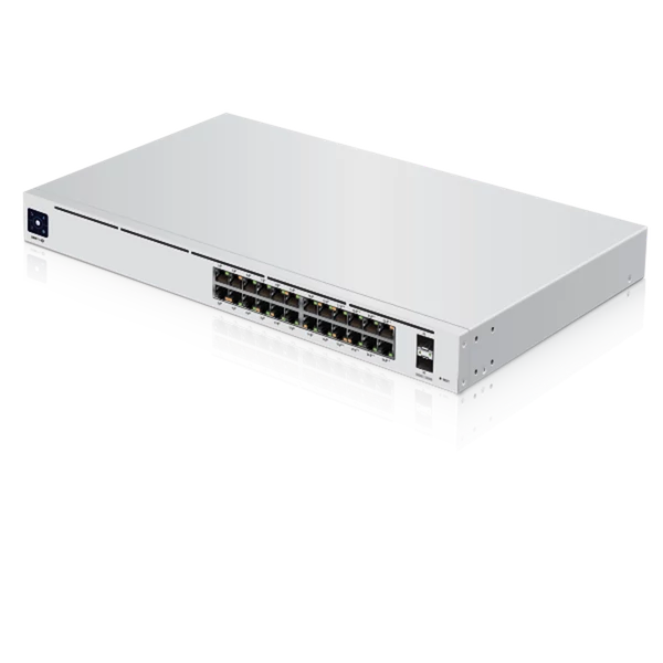 UBiQUiTi Switch 24x1000Mbps + 2x10000Mbps SFP + , Menedzselhető, Rackes - USW-PRO-24