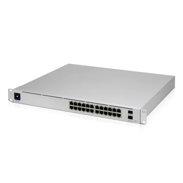 UBiQUiTi Switch 24x1000Mbps (24xPOE + ) + 2x10000Mbps SFP + , Menedzselhető, Rackes - USW-PRO-24-POE