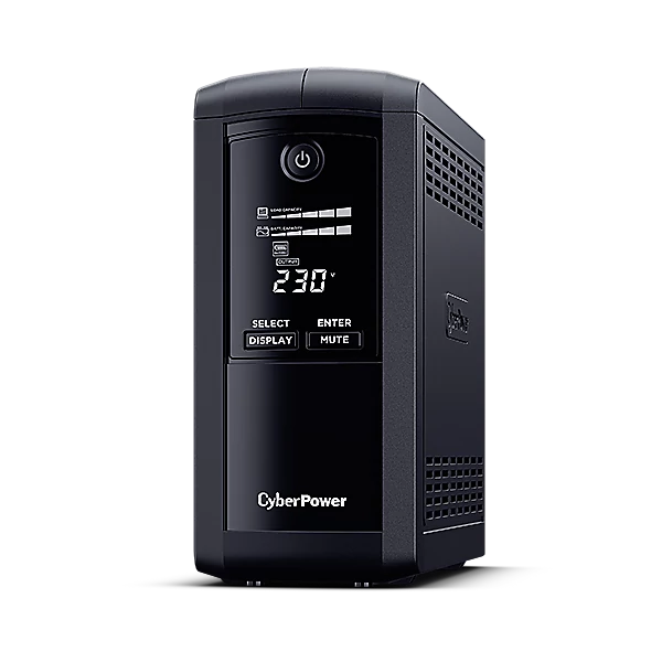 CYBERPOWER UPS VP700ELCD (3xIEC 320) 700VA 390W 230V szünetmentes tápegység + USB LINE-INTERACTIVE