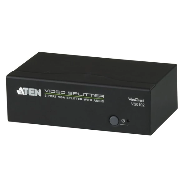 ATEN VanCryst VGA Splitter +audio 2 Portos VS0102-AT-G