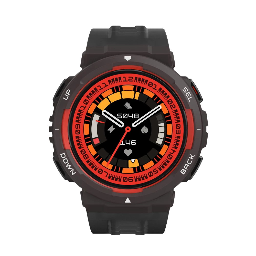 Amazfit Active Edge, Lava Black