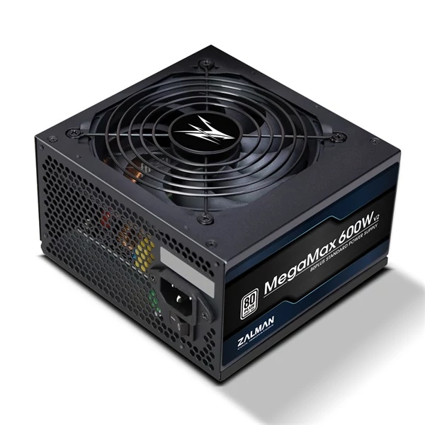 ZALMAN Tápegység 600W, 12cm, 80 + , Aktív PFC