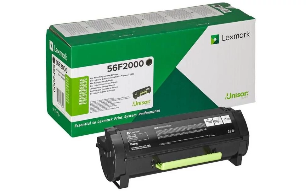 Lexmark MS/MX/32x/42x/52x/62x Return Toner 6K (Eredeti) 56F2000