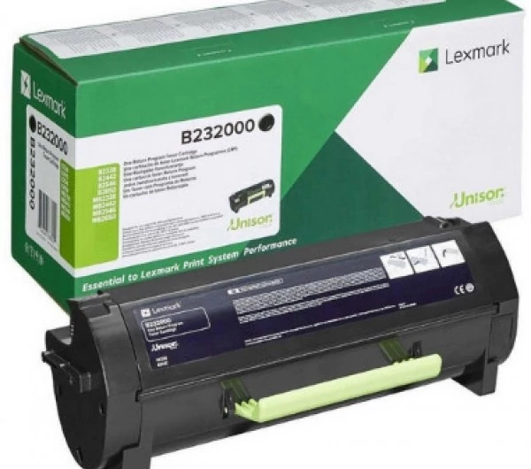 Lexmark B2338/B2442 Return Toner Black 3k (Eredeti) B232000