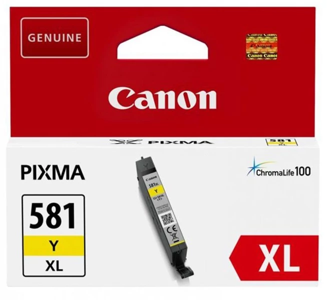 Canon CLI581XL Patron Yellow /eredeti/