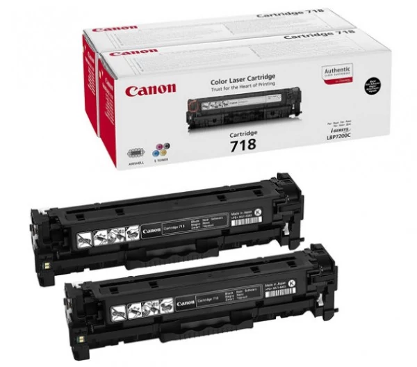 Canon CRG718 Toner Black DUPLA