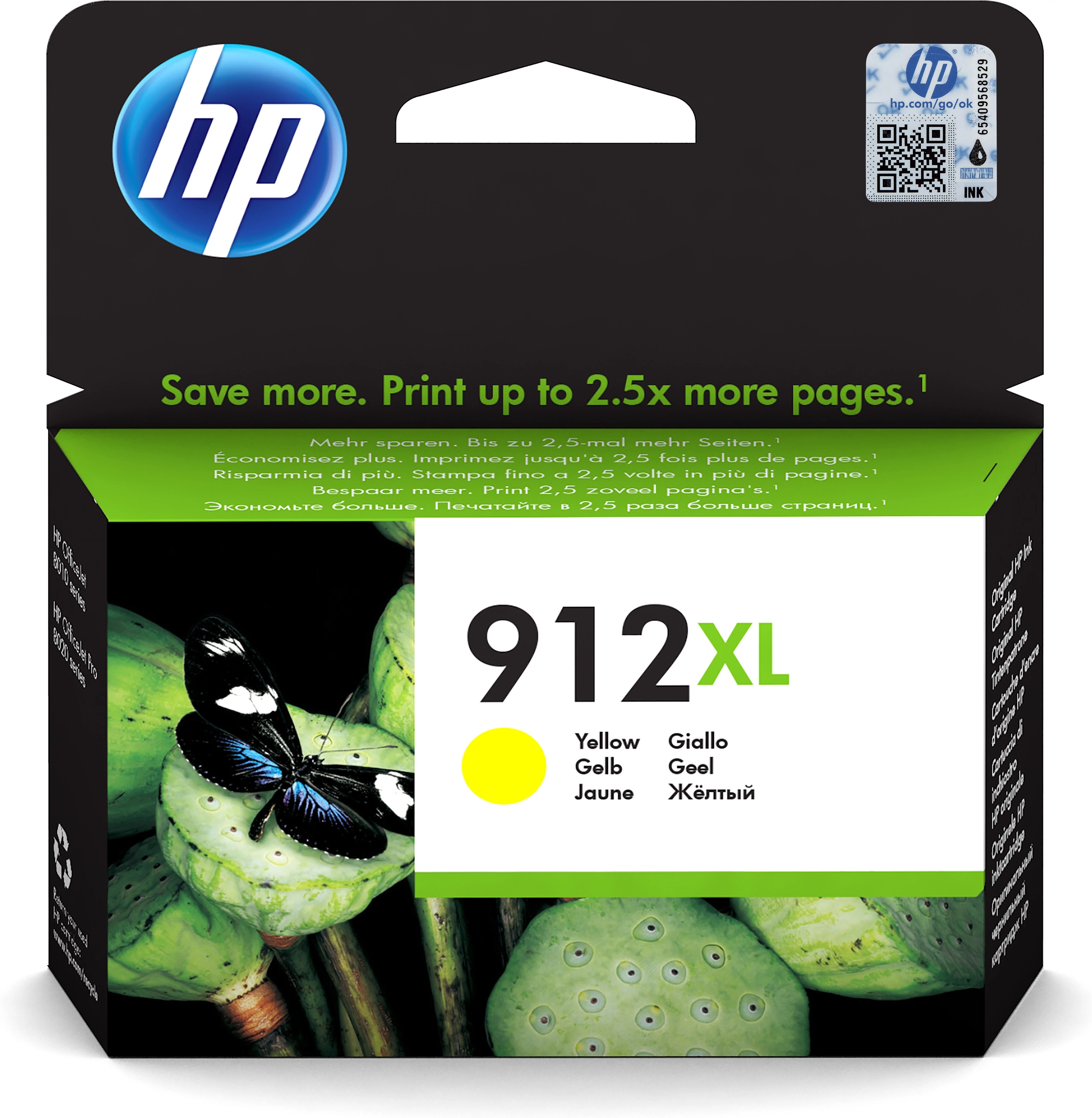 HP 3YL83AE Patron Yellow No.912XL (Eredeti)