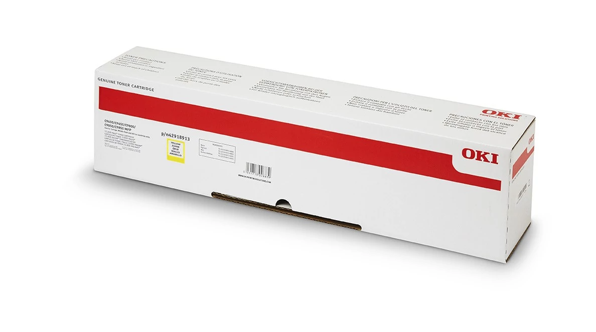 Oki C9600 Toner Yellow (Eredeti)