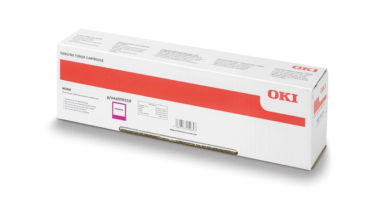 OKI MC860 Toner Magenta 10K (Eredeti)