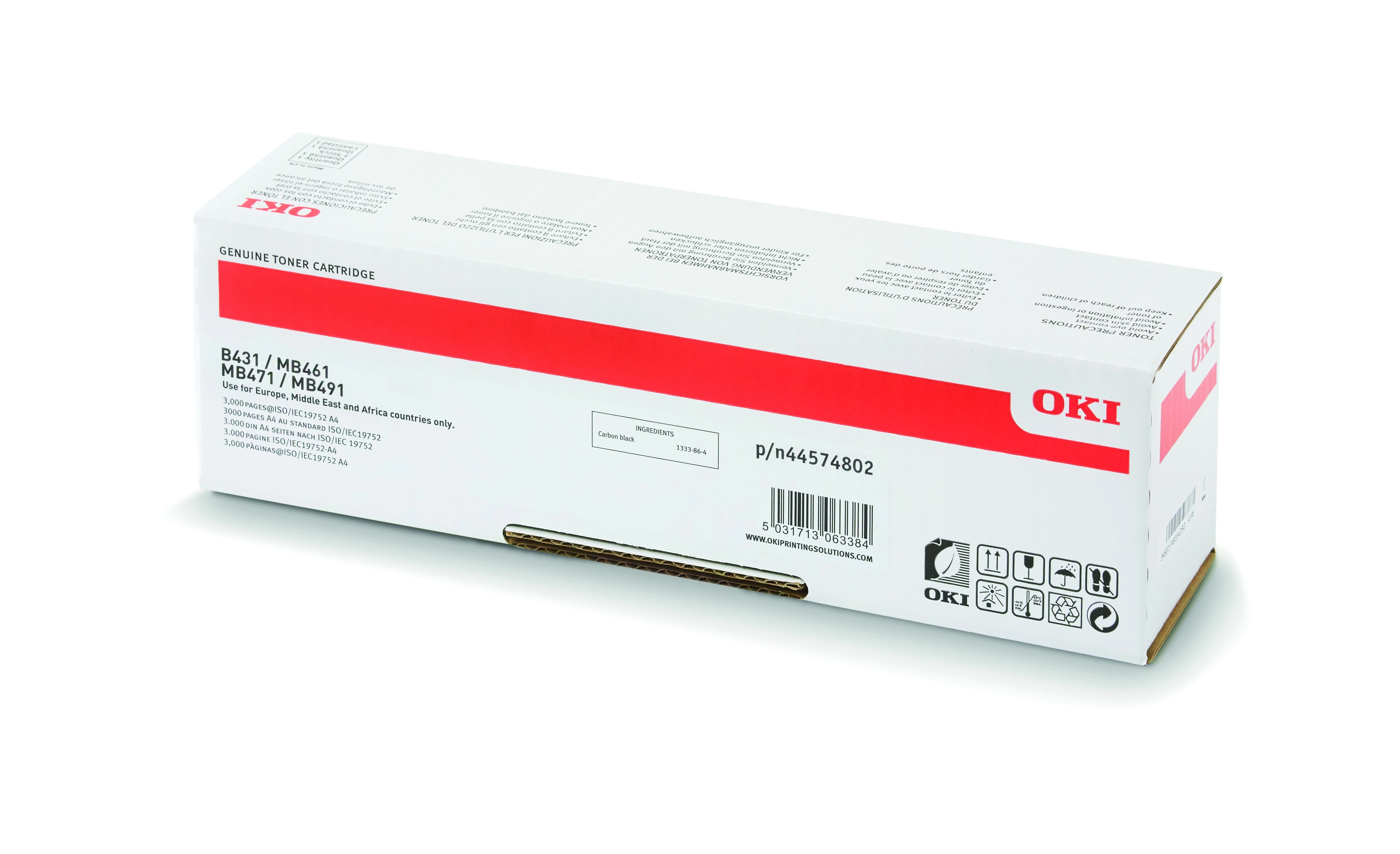 Oki MB461/471/491,B431 Toner 7K (Eredeti)