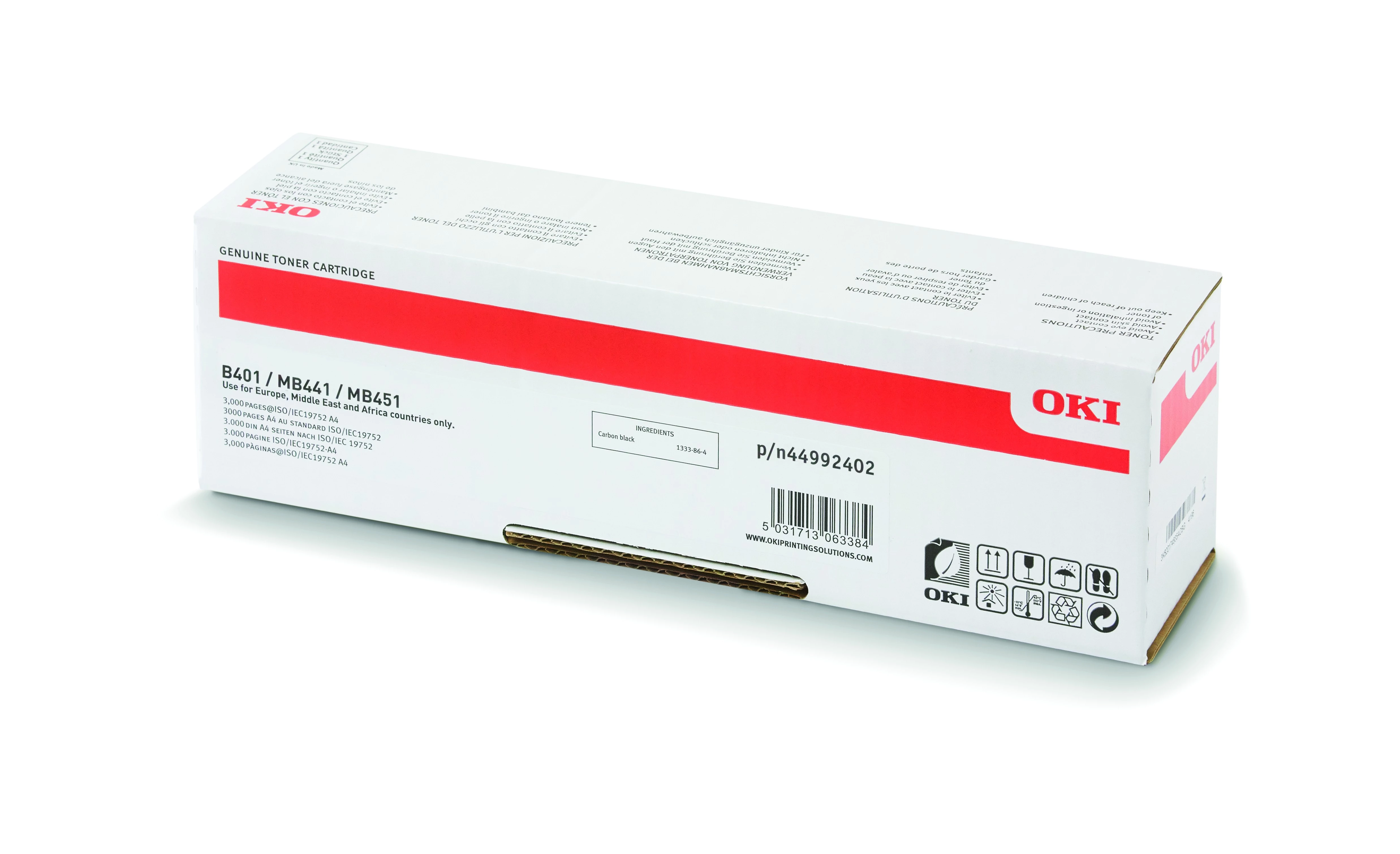 Oki B401/MB441/MB451 Toner 2,5K (Eredeti)