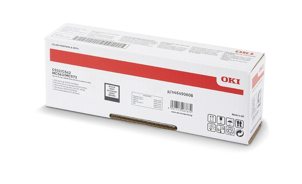 Oki C532/C542 High Toner Black 7K (Eredeti)