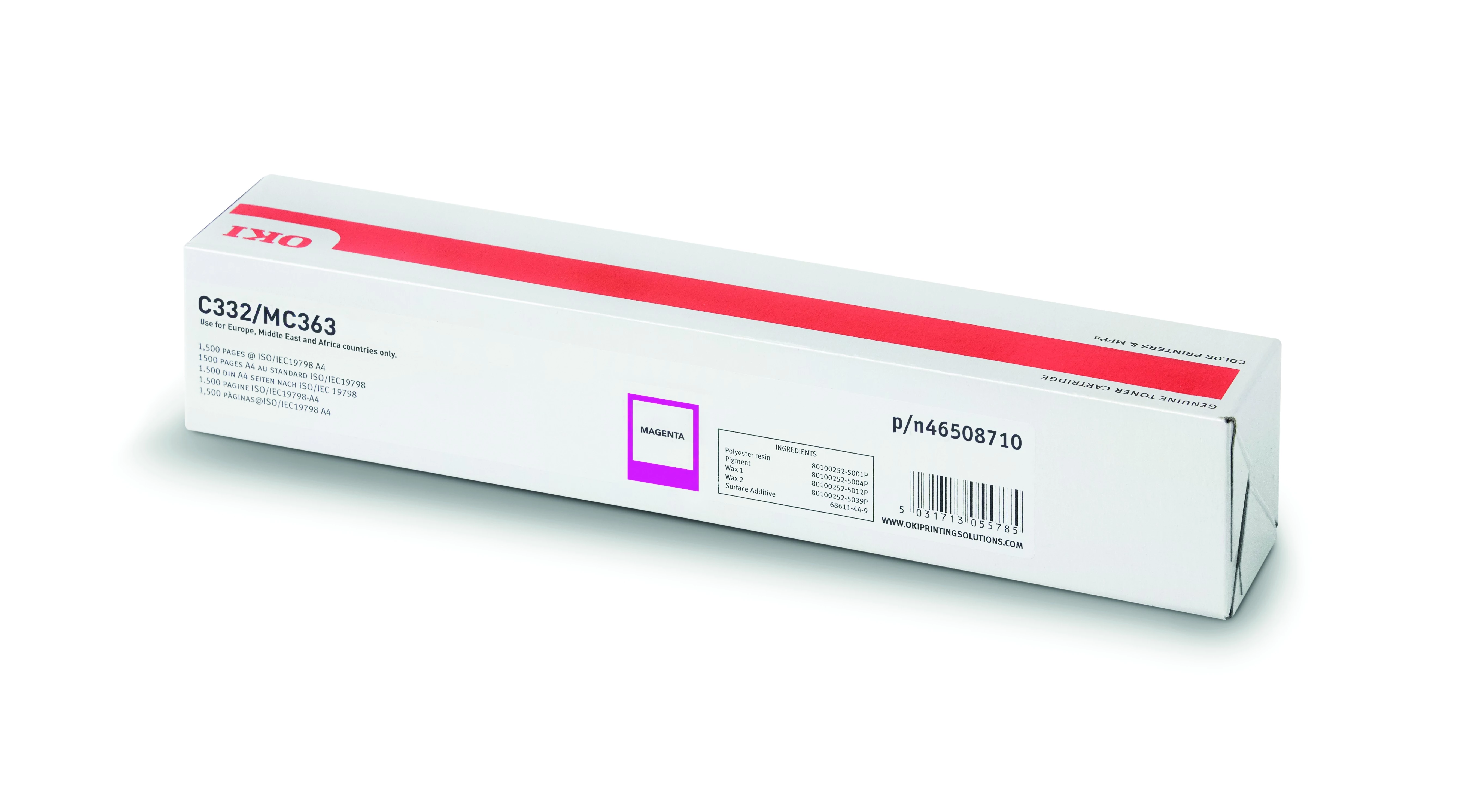 Oki C332/MC363 High Toner Magenta 3K (Eredeti)