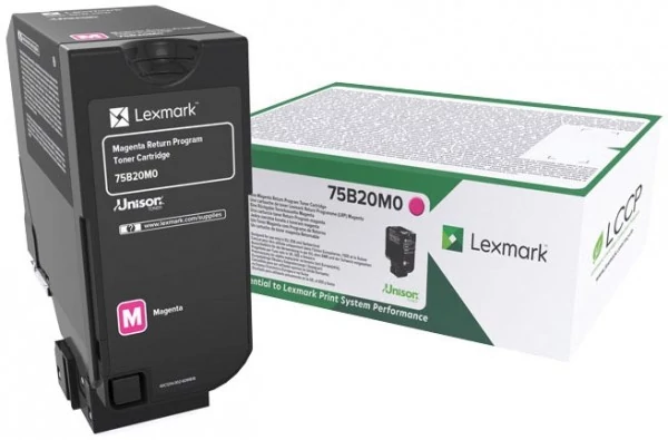 Lexmark CS/CX727/CS728 Return Toner Magenta 10K (Eredeti) 75B20M0