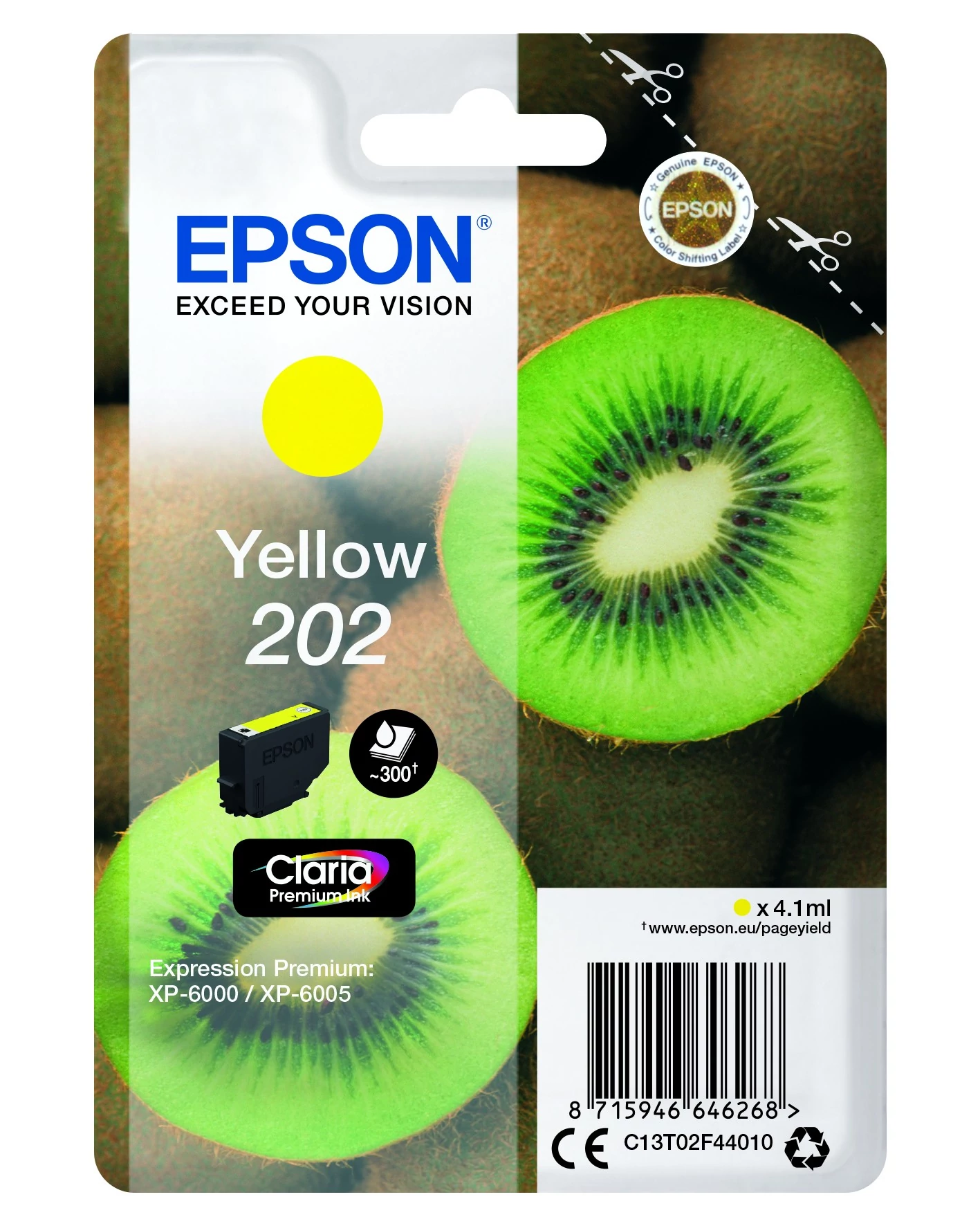 Epson T02F4 Patron Yellow 4,1ml (Eredeti)