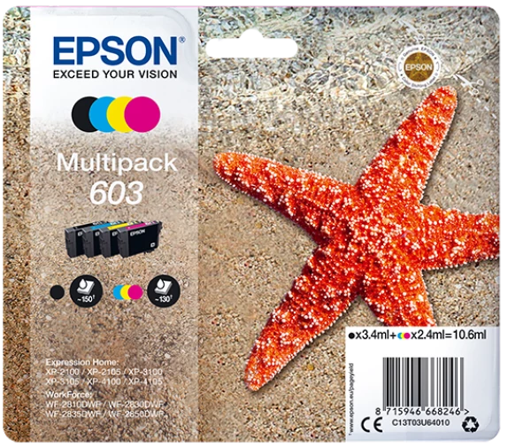 Epson T03U6 Patron Multipack (Eredeti)