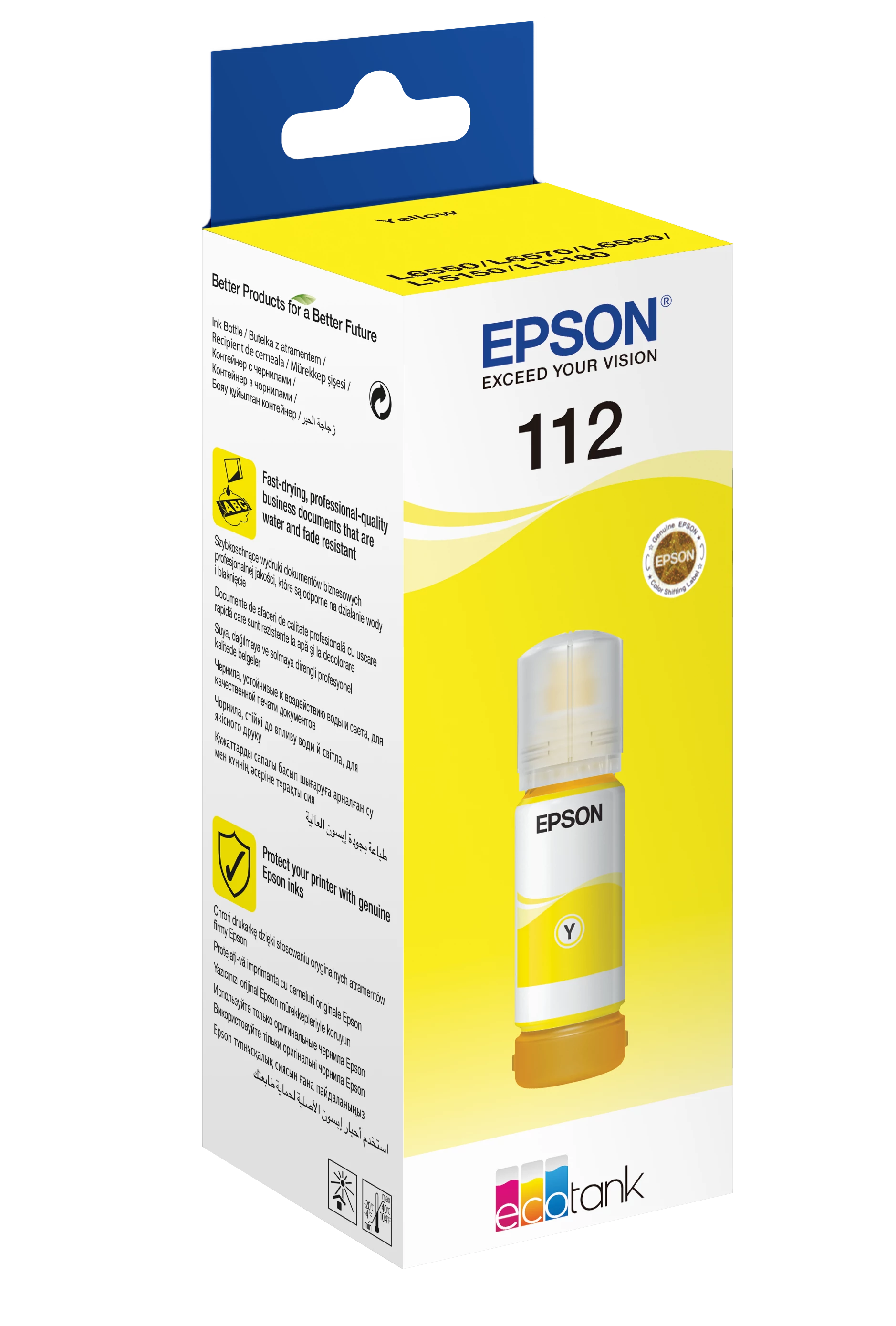 Epson T06C4 Tinta Yellow 70ml No.112 (Eredeti)