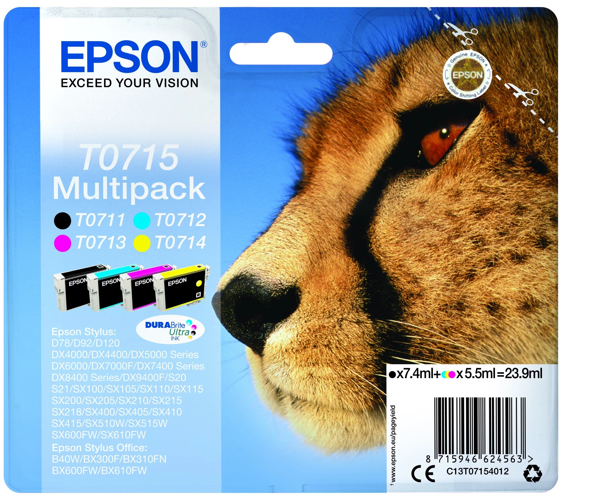 Epson T0715 Patron Multipack (Eredeti)