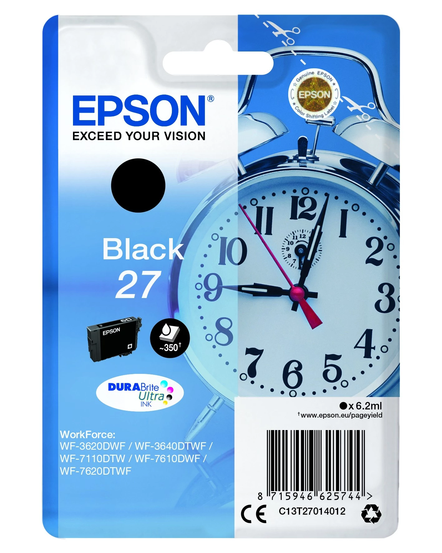 Epson T2701 Patron Black 6,2ml (Eredeti)