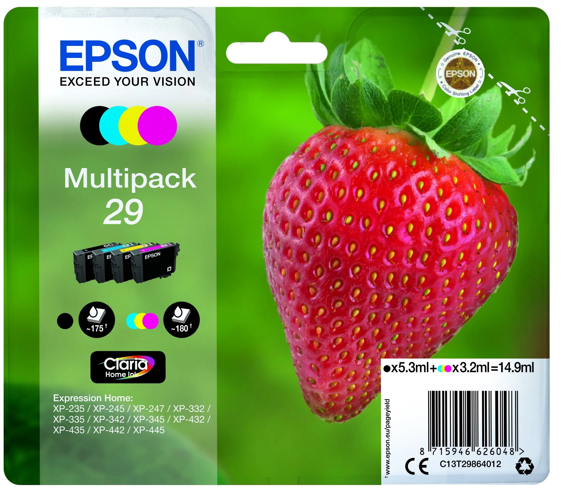 Epson T2986 Patron Multipack 29 (Eredeti)