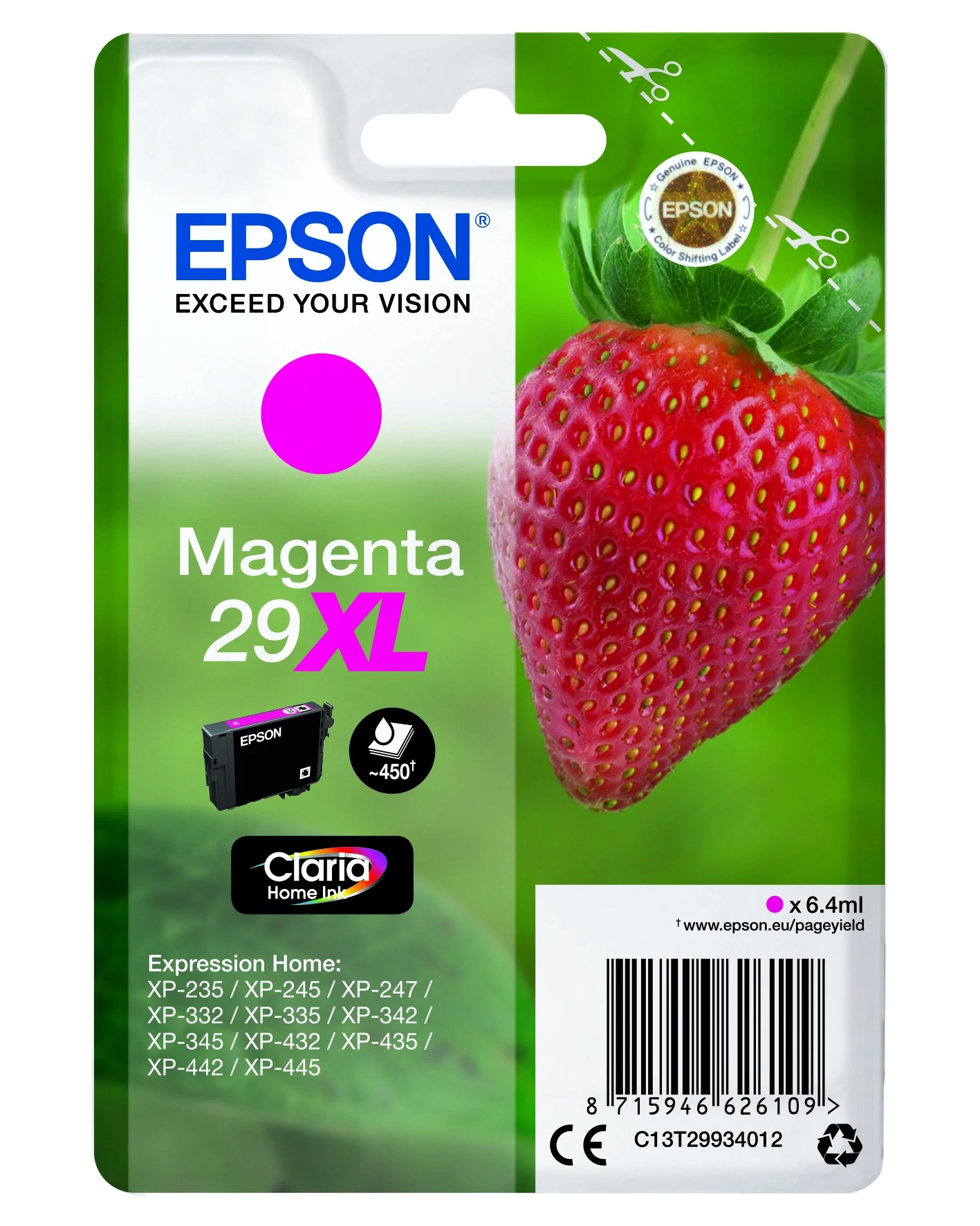 Epson T2993 Patron Magenta 29XL (Eredeti)