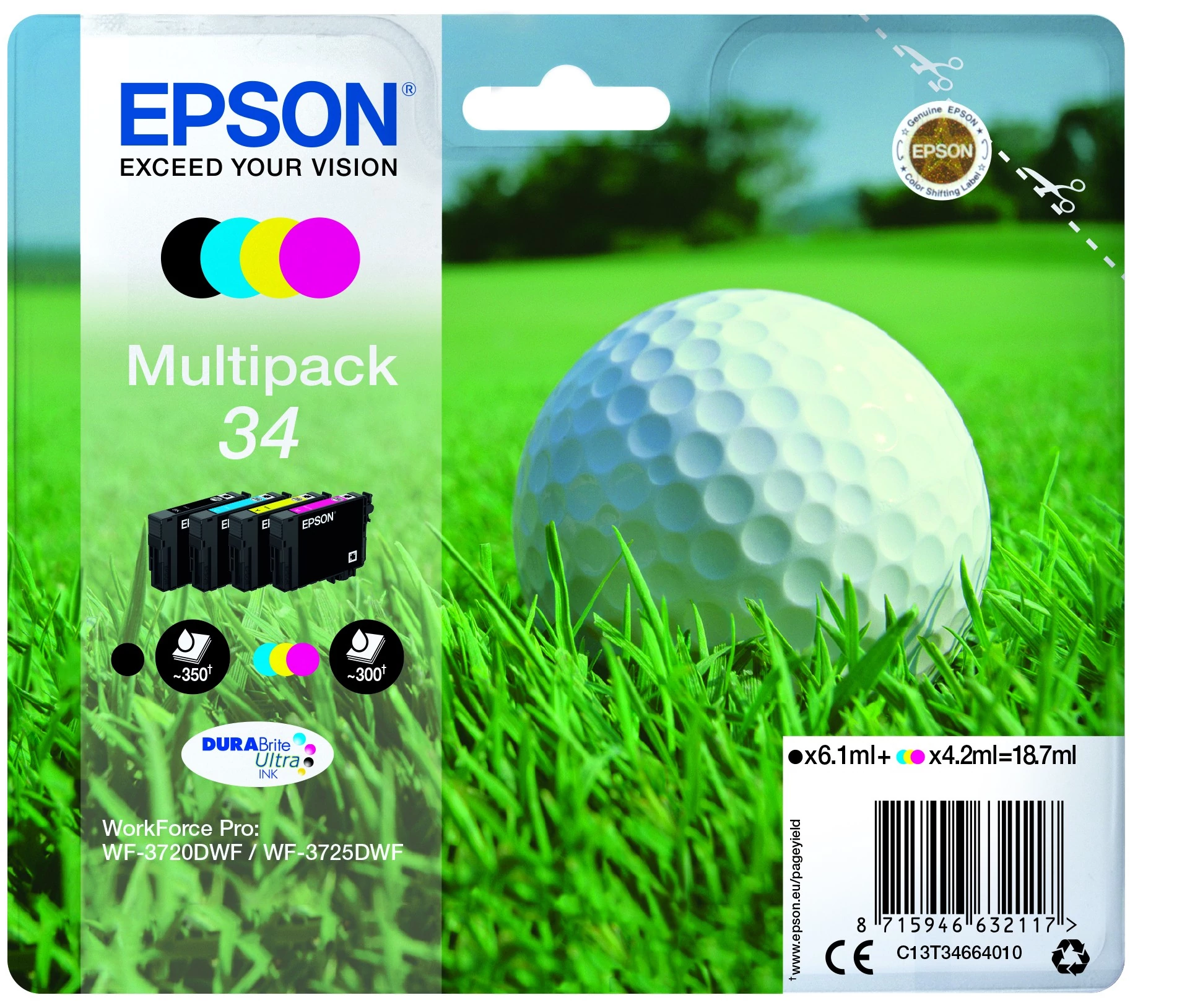 Epson T3466 Patron Multipack (Eredeti)