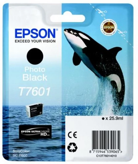 Epson T7601 Patron Photo Black 26ml (Eredeti)