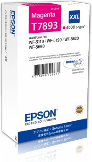 Epson T7893 Patron Magenta 4K (Eredeti)