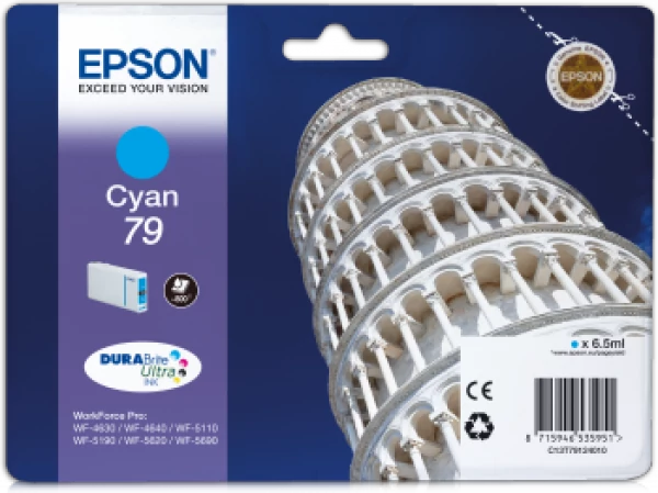 Epson T7912 Patron Cyan 0,8K (Eredeti)