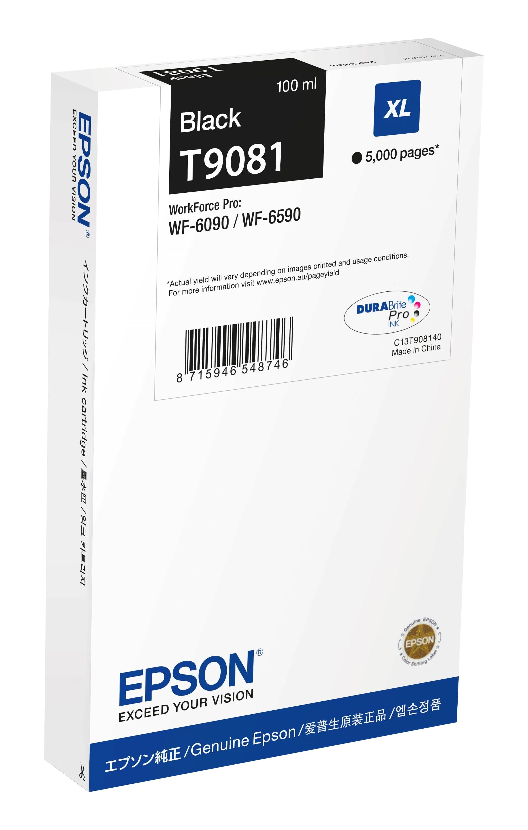 Epson T9081 Patron Black 5K (Eredeti)