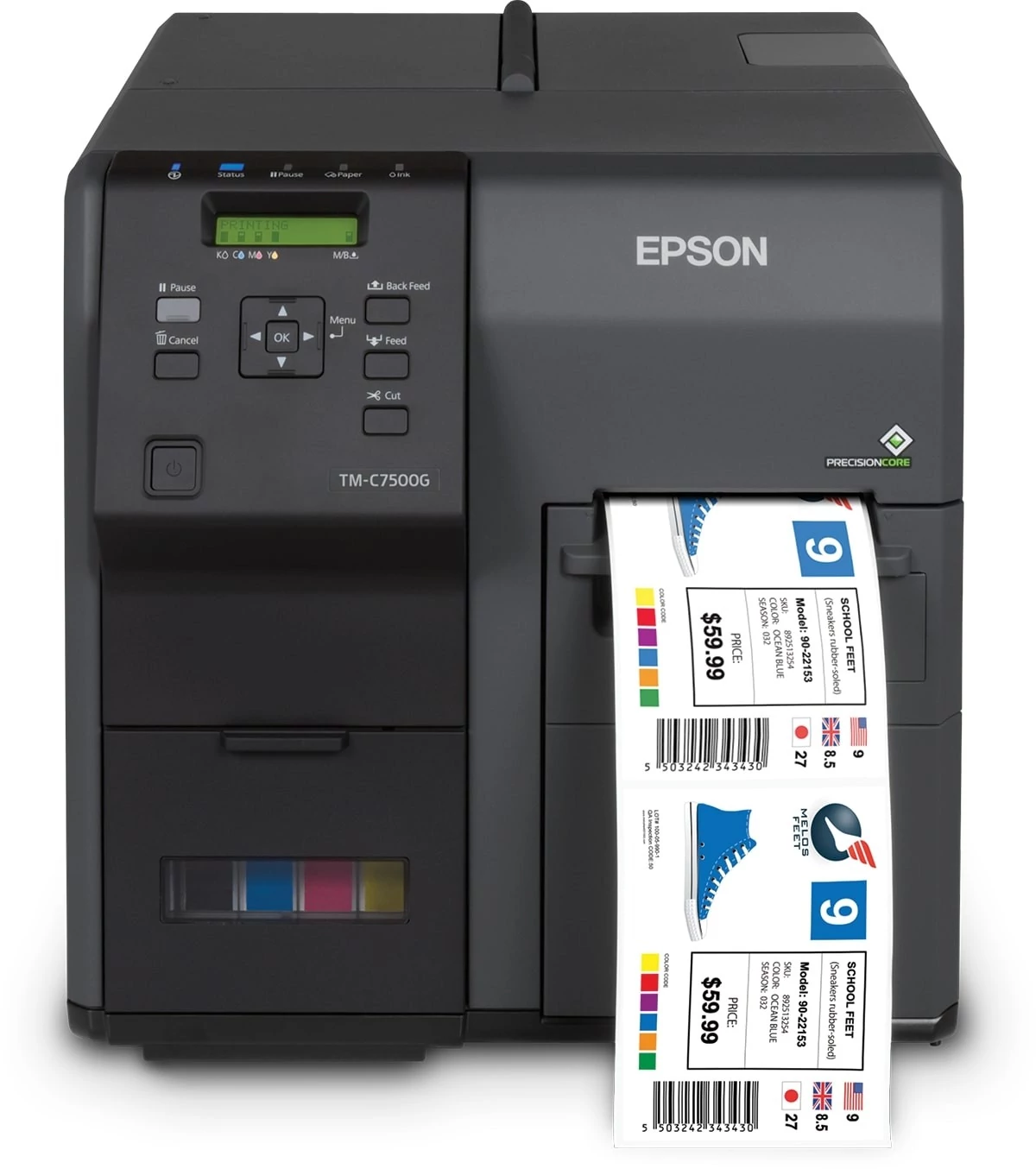 Epson ColorWorks C7500G Színes Cimkenyomtató