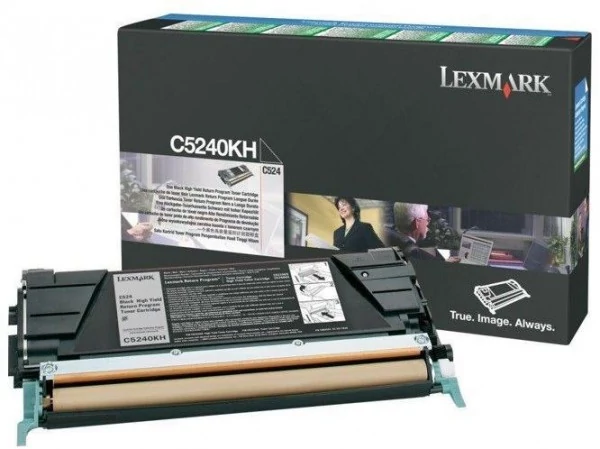 Lexmark C524/534 High Return Toner Black 8K (Eredeti) C5240KH