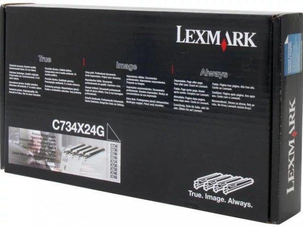 Lexmark C734/746 Drum kit 4db 20k each (Eredeti) C734X24G