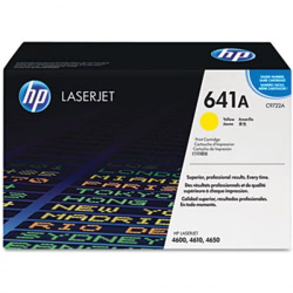 HP C9722A Toner Yellow 8k No.641A (Eredeti)