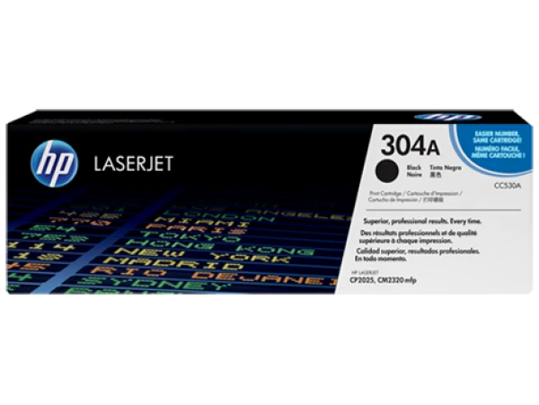 HP CC530A Toner Black 3,5k No.304A (Eredeti)