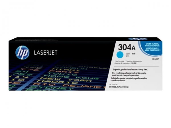 HP CC531A Toner Cyan 2,8k No.304A (Eredeti)